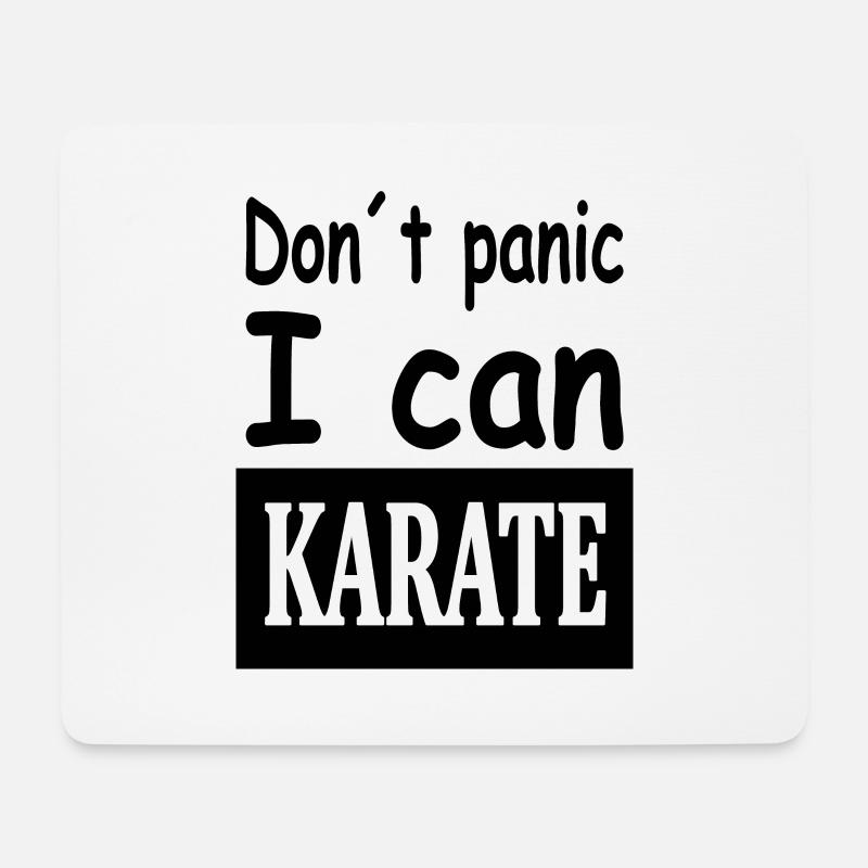 Karate Trainer Martial Arts I Can Gift Karate - Mouse Pad (horizontal) - white