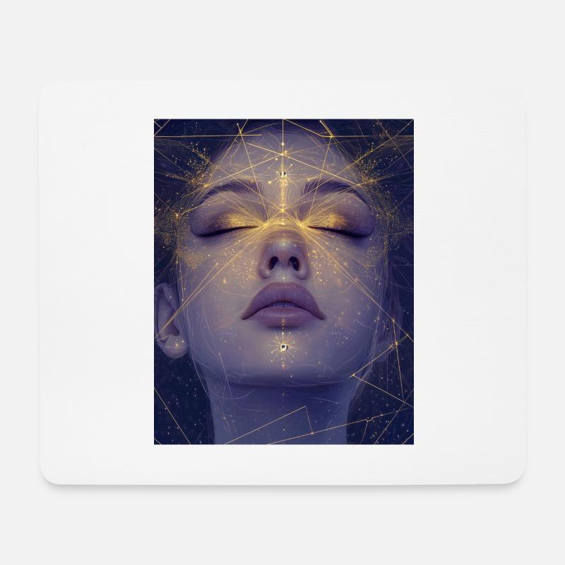 Connected - Mousepad (Querformat) - Weiß