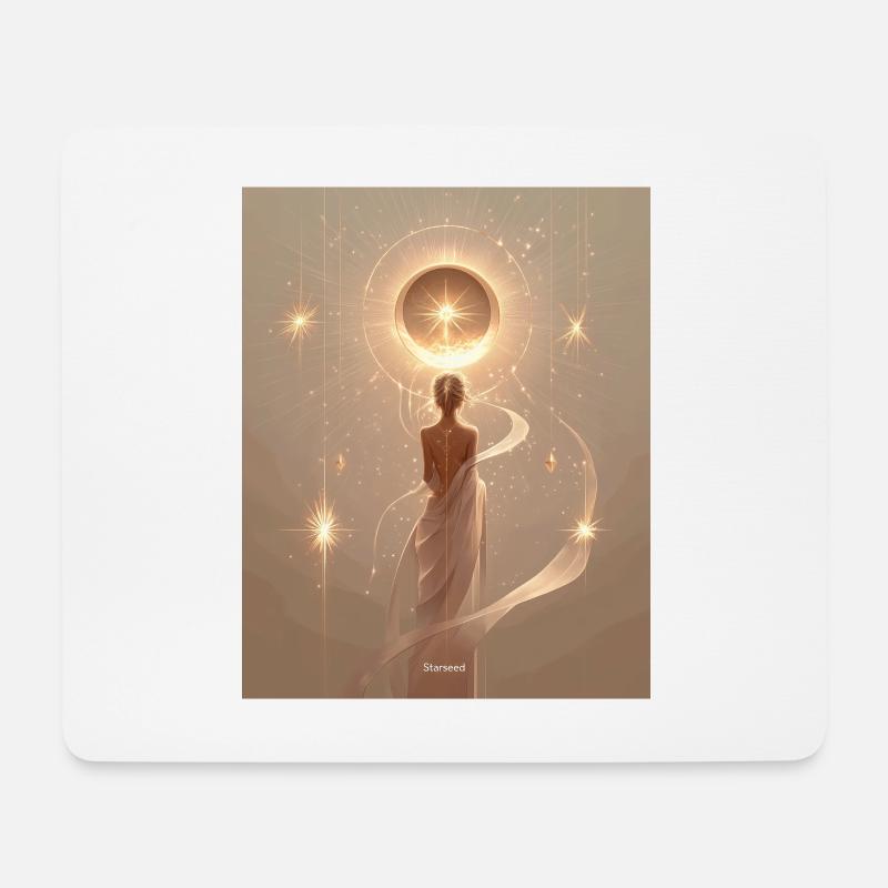Starseed - Mousepad (Querformat) - Weiß