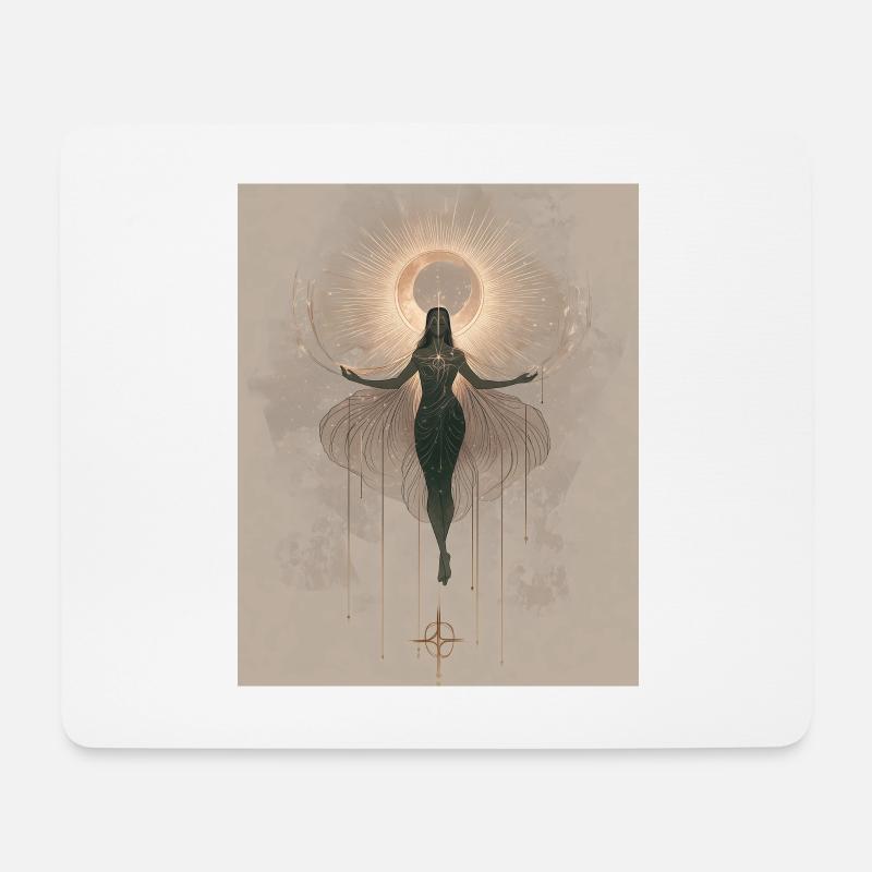 Devine Feminine - Mousepad (Querformat) - Weiß