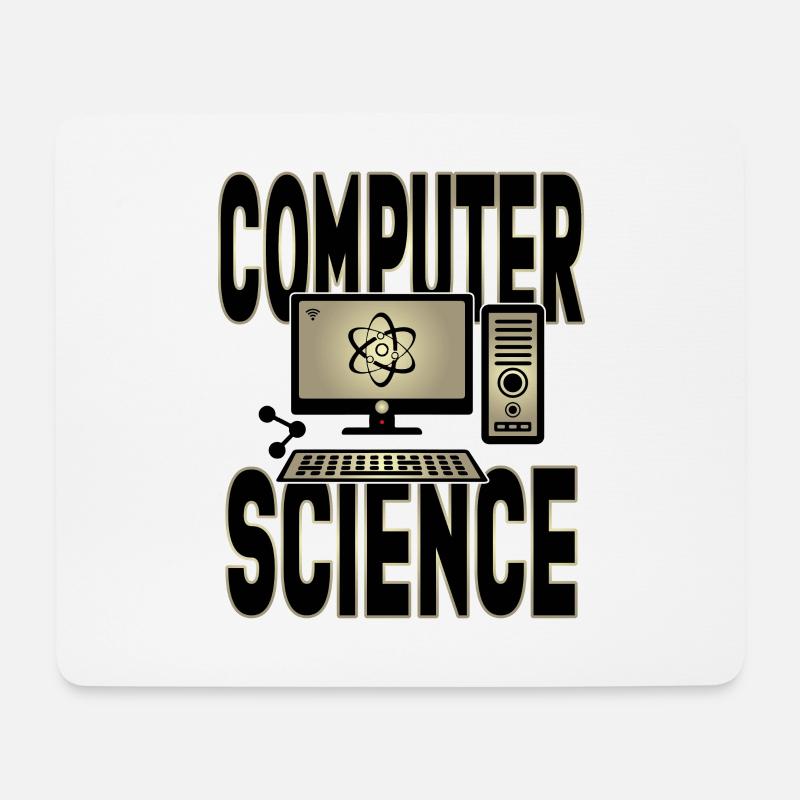Computer Science-It, computer science - Mouse Pad (horizontal) - white