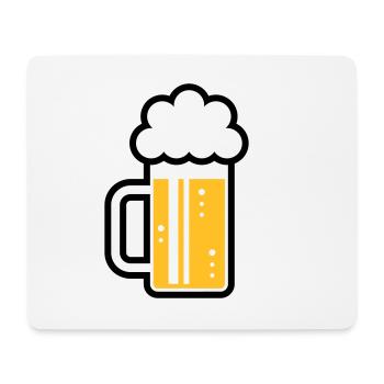 XFrohsinn (Left / Gold Black) - Mouse Pad (horizontal) - white - Front