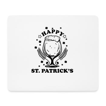 Joyeux Saint Patricks Day Irlande couleurs vertes - Tapis de souris (format paysage) - blanc - Devant