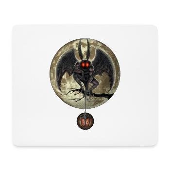 Mothman | - Mousepad (Querformat) - Weiß - Vorne