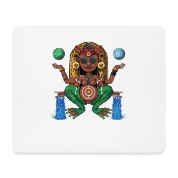 Déesse Atabey Taino - Tapis de souris (format paysage) - blanc - Devant