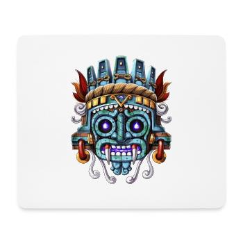 Aztekischer Gott Tlaloc - Mousepad (Querformat) - Weiß - Vorne