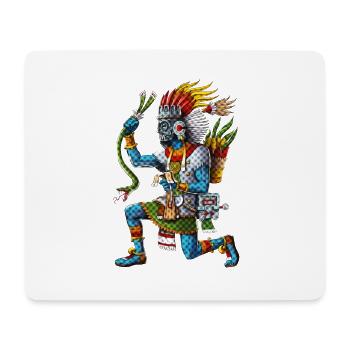 Ancient Aztec God Tlaloc - Mouse Pad (horizontal) - white - Front