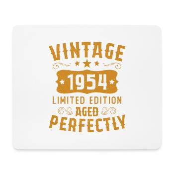 Vintage 1954 Édition Limitée - Tapis de souris (format paysage) - blanc - Devant