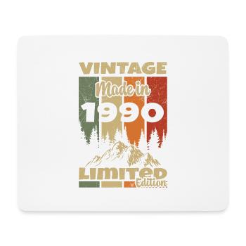 1990's Vintage Original 1990's Birthday Gift - Mouse Pad (horizontal) - white - Front