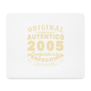 Cadeau d’anniversaire millésime 2005 - Tapis de souris (format paysage) - blanc - Devant
