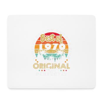 1970 Vintage Retro Cadeau D'anniversaire - Tapis de souris (format paysage) - blanc - Devant