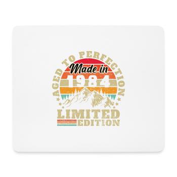 Original 1984 40th Anniversary Vintage Geschenk - Mousepad (Querformat) - Weiß - Vorne