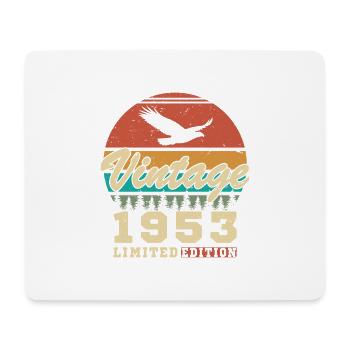 Vintage 1953 Birthday Gift Vintage 1953 - Mouse Pad (horizontal) - white - Front