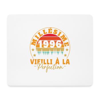 Millésime 1996, Cadeau D'anniversaire Vintage 1996 - Tapis de souris (format paysage) - blanc - Devant