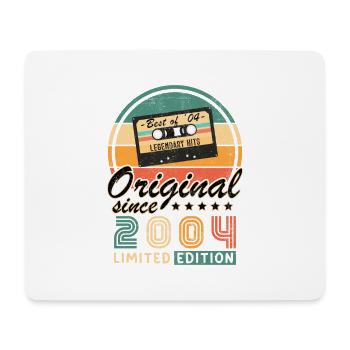 Original 2004 20e Anniversaire Cadeau Vintage - Tapis de souris (format paysage) - blanc - Devant