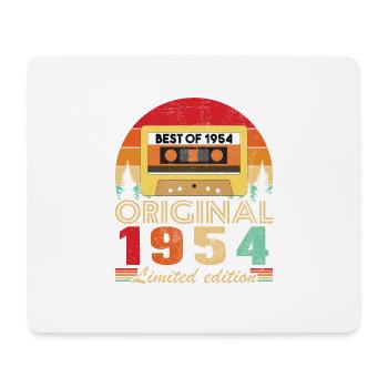 Original 1954 70th Anniversary Vintage Geschenk - Mousepad (Querformat) - Weiß - Vorne