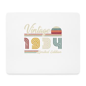Original 1934 Vintage Geschenk zum 90. Geburtstag - Mousepad (Querformat) - Weiß - Vorne
