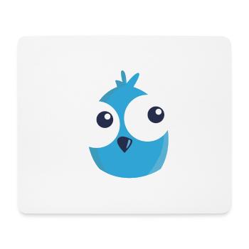 all tonight Eule - Mousepad (Querformat) - Weiß - Vorne