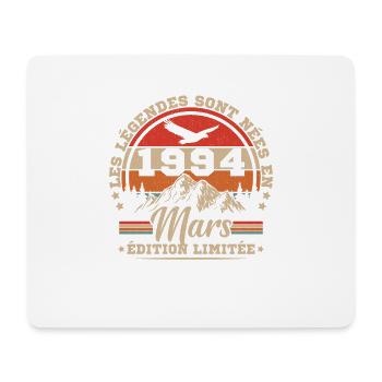 Original March 1994 Vintage Anniversary 1994 - Mouse Pad (horizontal) - white - Front