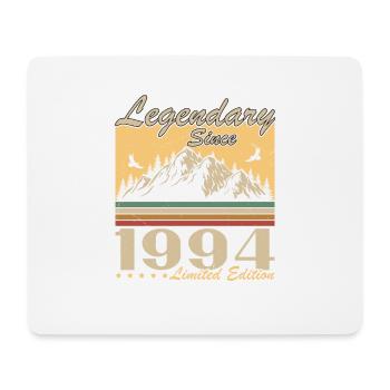 Legendary Since 1994 Vintage Vintage Birthday - Mouse Pad (horizontal) - white - Front