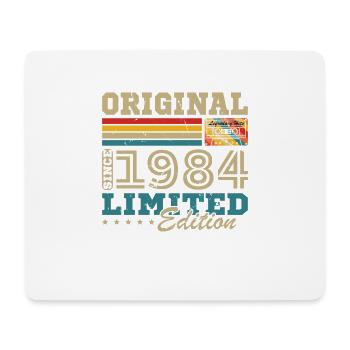 Original geboren 1984 Jahrgang Geburtstagsgeschenk - Mousepad (Querformat) - Weiß - Vorne