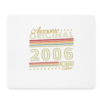 Original 2006 Jahrgang Geburtstag Geschenk - Mousepad (Querformat) - Weiß - Vorne