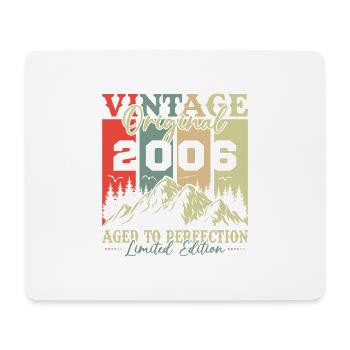 Original 2006 Jahrgang Geburtstag Geschenk - Mousepad (Querformat) - Weiß - Vorne
