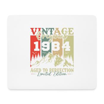 Vinatge 1984 Geburtstagsgeschenk - Mousepad (Querformat) - Weiß - Vorne