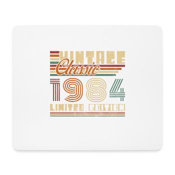 Vinatge 1984 Geburtstagsgeschenk - Mousepad (Querformat) - Weiß - Vorne