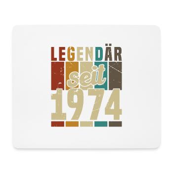 Legendary since 1974 - Mouse Pad (horizontal) - white - Front
