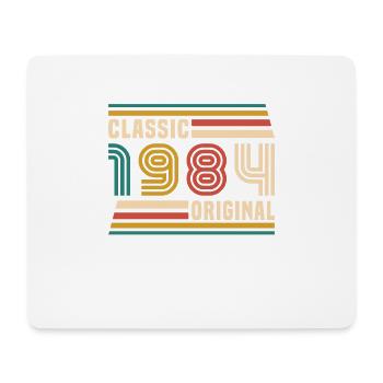 Vinatge 1984 Geburtstagsgeschenk - Mousepad (Querformat) - Weiß - Vorne