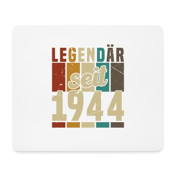 Légende depuis 1944 Anniversaire Rétro - Tapis de souris (format paysage) - blanc - Devant