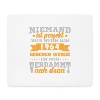 1964 Jahrgang Retro Geburtstags Geschenk - Mousepad (Querformat) - Weiß - Vorne