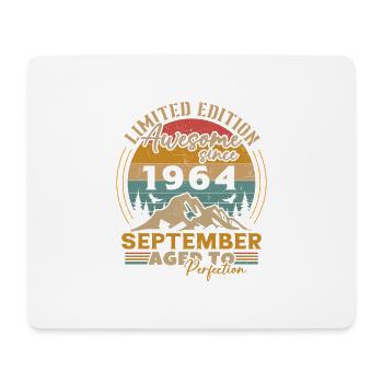 September 1964 Retro Vintage Geburtstagsgeschenk - Mousepad (Querformat) - Weiß - Vorne