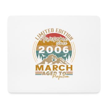 Original March 2006 Vintage Anniversary 2006 - Mouse Pad (horizontal) - white - Front