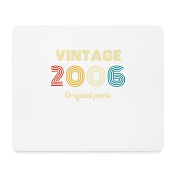 2006 Jahrgang Vintage Geburtstag Geschenk - Mousepad (Querformat) - Weiß - Vorne