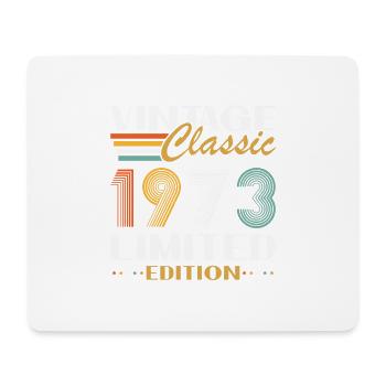 1973 Vintage Retro Geburtstagsgeschenk - Mousepad (Querformat) - Weiß - Vorne