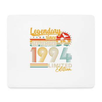 September 1994 Retro Vintage Geburtstagsgeschenk - Mousepad (Querformat) - Weiß - Vorne