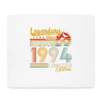 August 1994 Vintage Retro Geburtstagsgeschenk - Mousepad (Querformat) - Weiß - Vorne