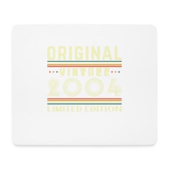 20 Jahre altes 2004 Vintage Retro Geburtstagsgeschenk - Mousepad (Querformat) - Weiß - Vorne