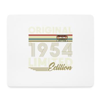 Original 1954 Vintage Rétro Cadeau D'anniversaire - Tapis de souris (format paysage) - blanc - Devant