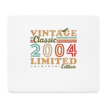 Jahrgang 2004 Retro 2004 Geburtstagsgeschenk - Mousepad (Querformat) - Weiß - Vorne
