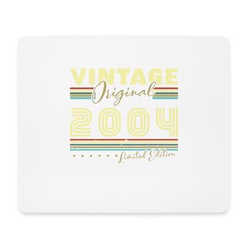 Jahrgang 2004 Retro 2004 Geburtstagsgeschenk - Mousepad (Querformat) - Weiß - Vorne