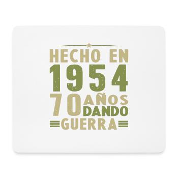 Hergestellt im Jahr 1954 70 Jahre altes Geburtstagsgeschenk - Mousepad (Querformat) - Weiß - Vorne