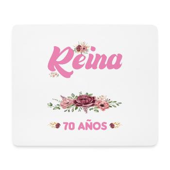 Cadeau d’anniversaire 70 ans femme Fabriqué en 1954 - Tapis de souris (format paysage) - blanc - Devant