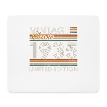 1935 Vintage Retro Birthday Gift - Mouse Pad (horizontal) - white - Front