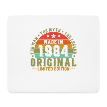 Vinatge 1984 Geburtstagsgeschenk - Mousepad (Querformat) - Weiß - Vorne