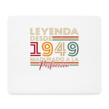 Legend since 1949 Birthday Gift - Mouse Pad (horizontal) - white - Front