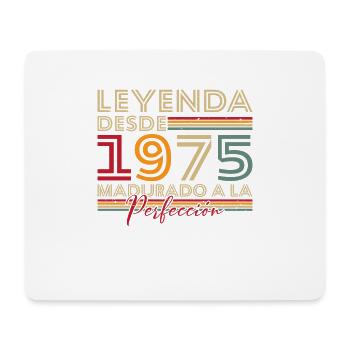 Legende seit 1975 Geburtstagsgeschenk - Mousepad (Querformat) - Weiß - Vorne
