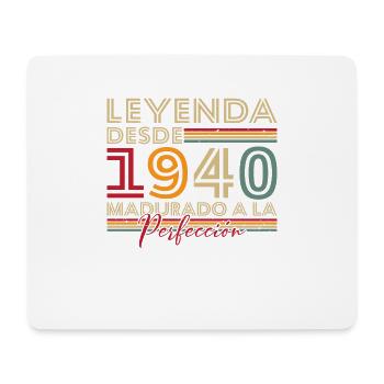 Legende seit 1940 Geburtstagsgeschenk - Mousepad (Querformat) - Weiß - Vorne